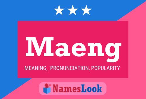 Maeng Name Poster