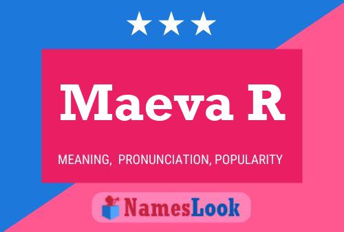 Maeva R Name Poster