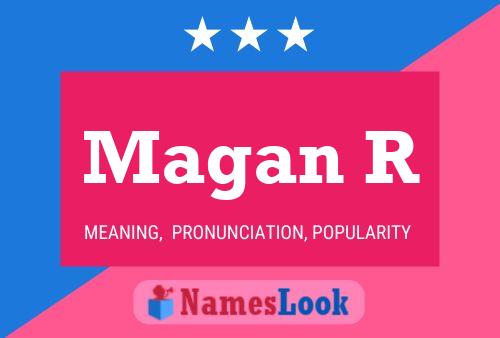 Magan R Name Poster