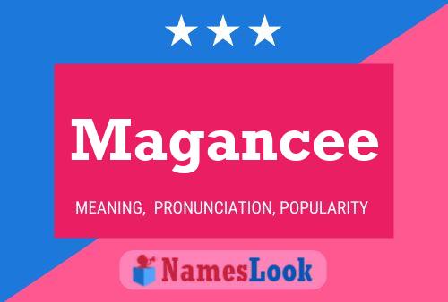 Magancee Name Poster