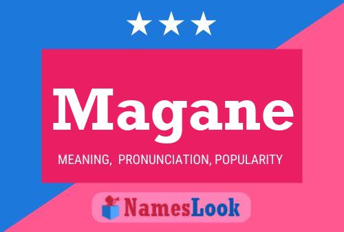 Magane Name Poster