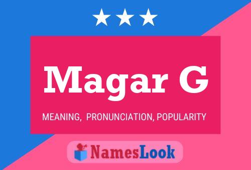 Magar G Name Poster