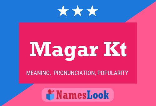 Magar Kt Name Poster