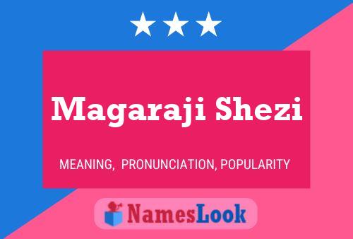 Magaraji Shezi Name Poster