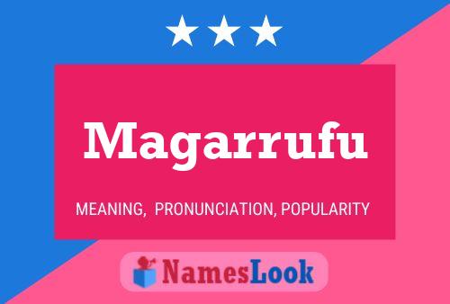 Magarrufu Name Poster