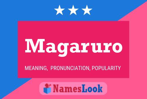 Magaruro Name Poster