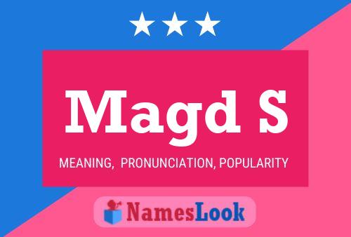 Magd S Name Poster