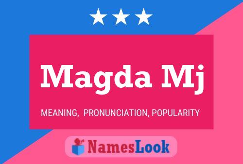 Magda Mj Name Poster