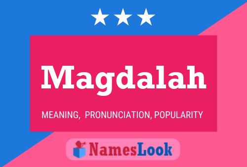 Magdalah Name Poster