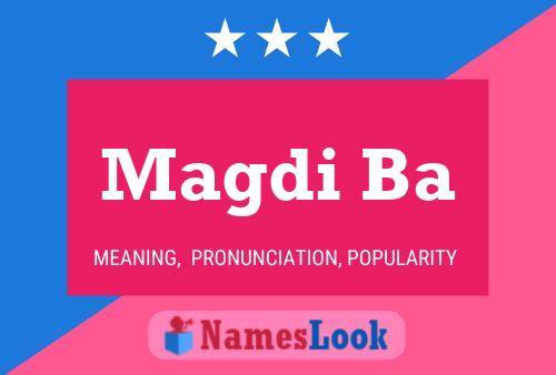 Magdi Ba Name Poster