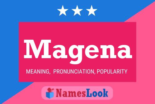 Magena Name Poster