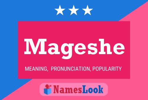 Mageshe Name Poster