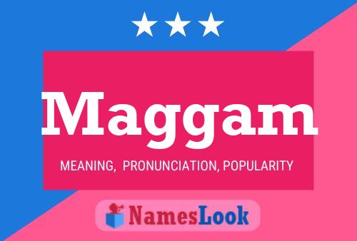 Maggam Name Poster