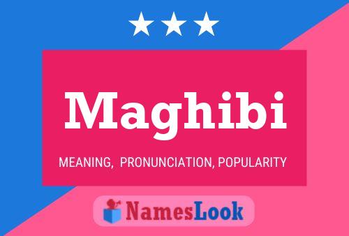 Maghibi Name Poster