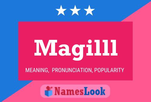 Magilll Name Poster