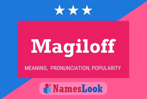 Magiloff Name Poster