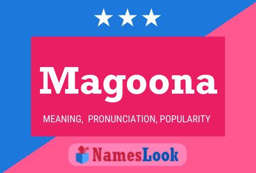 Magoona Name Poster