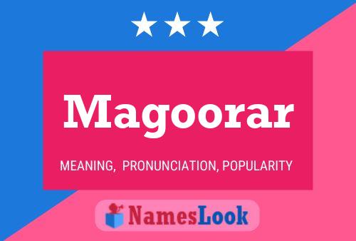 Magoorar Name Poster