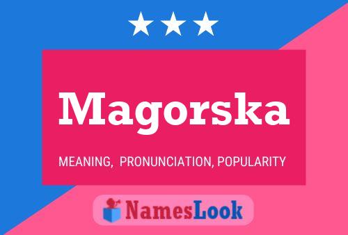 Magorska Name Poster