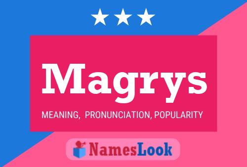 Magrys Name Poster