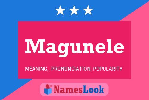 Magunele Name Poster