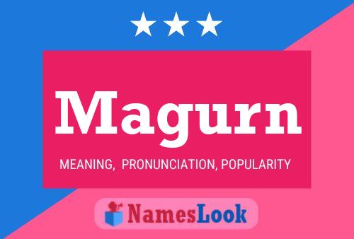 Magurn Name Poster