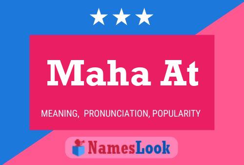 Maha At Name Poster