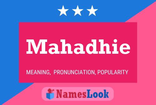 Mahadhie Name Poster