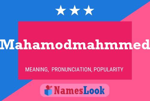 Mahamodmahmmed Name Poster