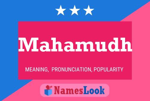 Mahamudh Name Poster