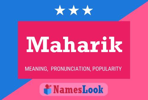 Maharik Name Poster