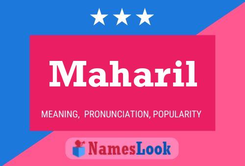 Maharil Name Poster