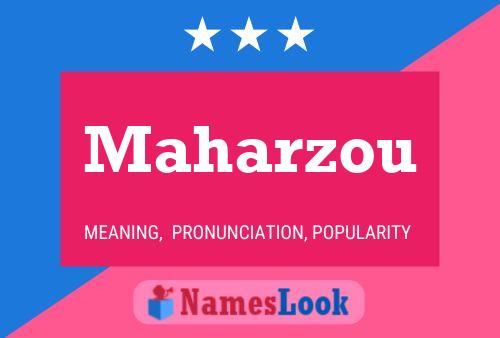 Maharzou Name Poster