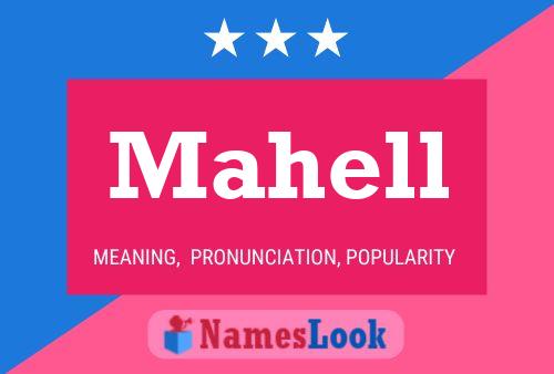 Mahell Name Poster