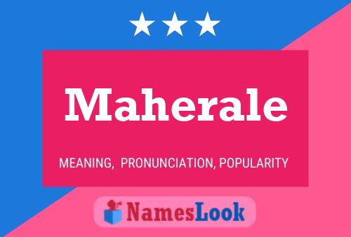 Maherale Name Poster