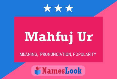 Mahfuj Ur Name Poster