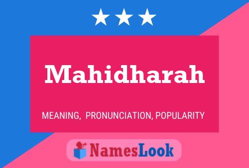 Mahidharah Name Poster