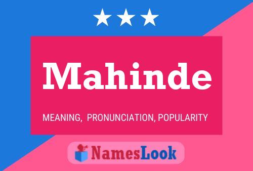 Mahinde Name Poster