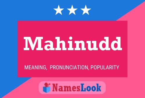 Mahinudd Name Poster