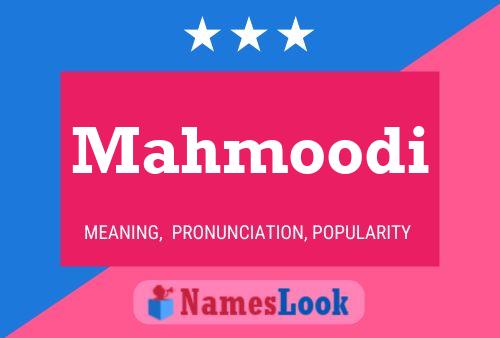 Mahmoodi Name Poster