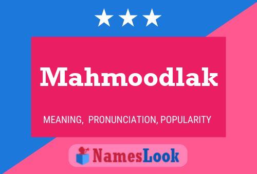 Mahmoodlak Name Poster