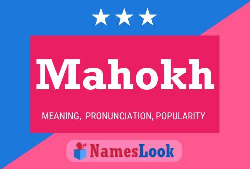 Mahokh Name Poster