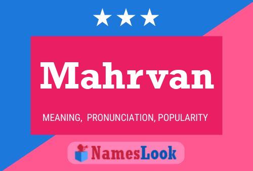 Mahrvan Name Poster