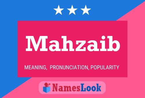 Mahzaib Name Poster