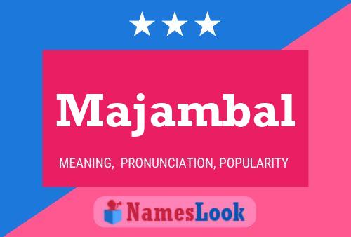 Majambal Name Poster