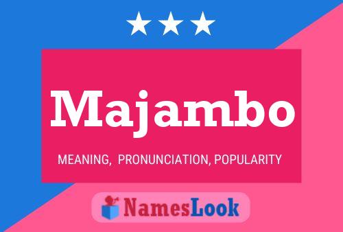 Majambo Name Poster