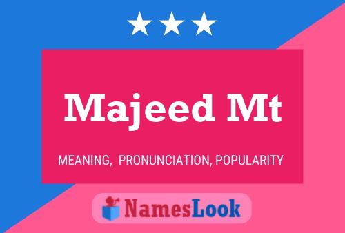 Majeed Mt Name Poster