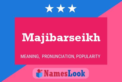 Majibarseikh Name Poster