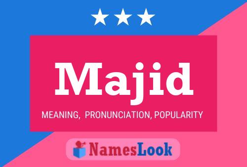 Majid Name Poster