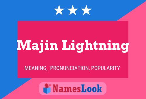 Majin Lightning Name Poster